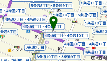 共同通信社旭川支局の地図画像