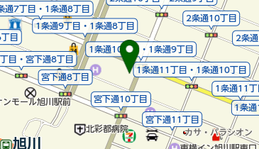 読売新聞旭川支局の地図画像