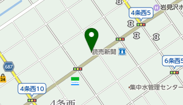 読売新聞岩見沢支局の地図画像