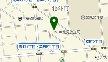 日本放送協会北見放送局の地図画像