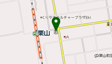 北洋銀行栗山支店の地図画像