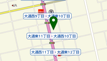 北洋銀行士別支店の地図画像