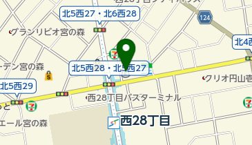 北洋銀行宮の森支店の地図画像