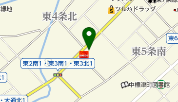 北洋銀行中標津支店の地図画像