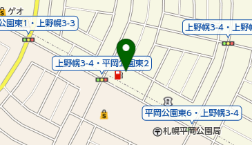 北海道銀行平岡パーク支店の地図画像