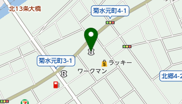 北海道銀行菊水元町出張所の地図画像