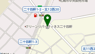 北海道銀行中央市場支店の地図画像