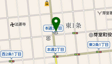 北海道銀行芽室支店の地図画像