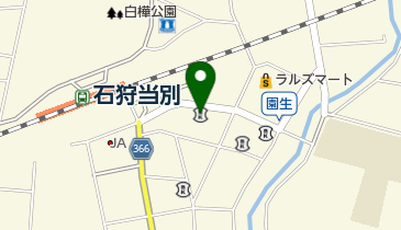 北海道銀行当別支店の地図画像