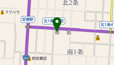 北海道銀行足寄支店の地図画像