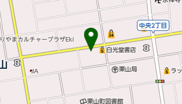 北海道銀行栗山支店の地図画像