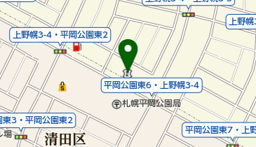 北洋銀行平岡公園支店の地図画像