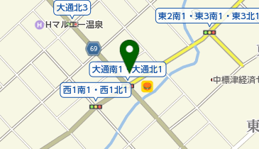 北海道銀行中標津支店の地図画像