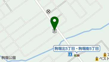 網走信用金庫駒場支店の地図画像