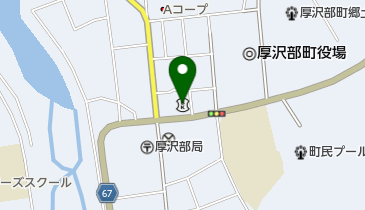 道南うみ街信用金庫厚沢部支店の地図画像