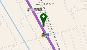 遠軽信用金庫生田原支店の地図画像