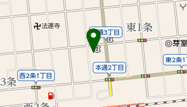 帯広信用金庫芽室支店の地図画像