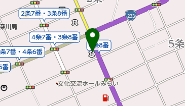 北空知信用金庫本店の地図画像