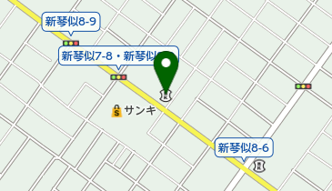 北海道信用金庫新琴似支店の地図画像