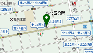 空知信用金庫札幌北支店の地図画像