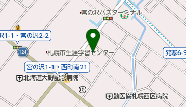 空知信用金庫札幌西支店の地図画像
