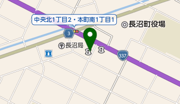 空知信用金庫長沼支店の地図画像