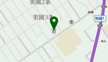 空知信用金庫美園支店の地図画像