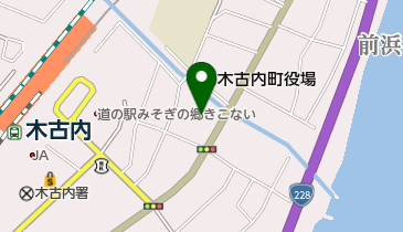 道南うみ街信用金庫木古内支店の地図画像