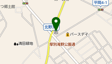 北海道信用金庫北野通支店の地図画像