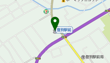 室蘭信用金庫登別支店の地図画像