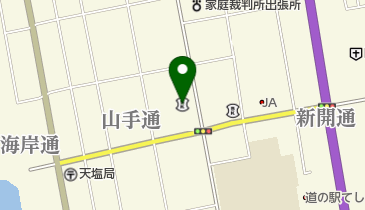 稚内信用金庫天塩支店の地図画像