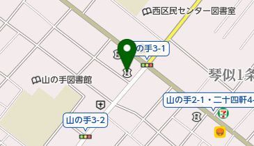 稚内信用金庫琴似支店の地図画像