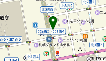 渡島信用金庫札幌支店の地図画像