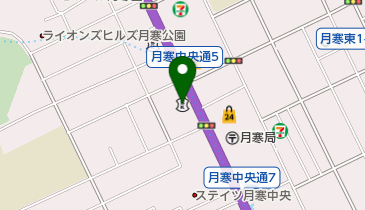 留萌信用金庫月寒支店の地図画像