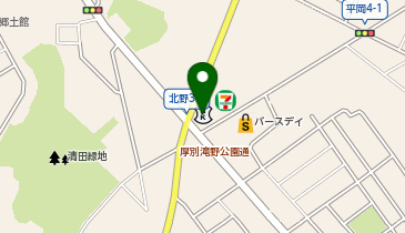 北海道信用金庫平岡支店の地図画像