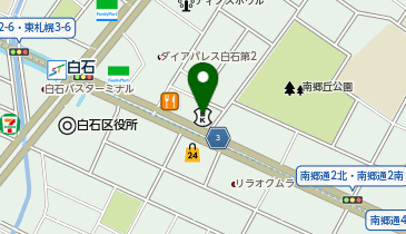 北星信用金庫白石支店の地図画像