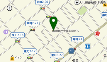 室蘭信用金庫輪西支店の地図画像