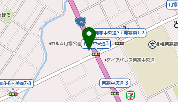 苫小牧信用金庫豊平支店の地図画像