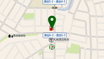 北海道信用金庫清田支店の地図画像