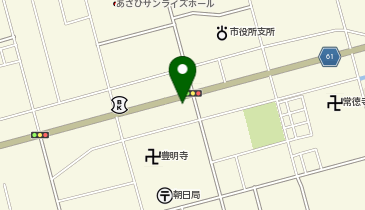 北星信用金庫朝日支店の地図画像