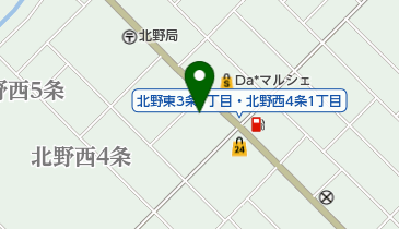 JAあさひかわ北野支所の地図画像