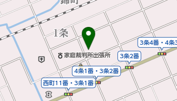 JAきたそらち深川支所の地図画像