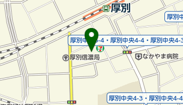 JAさっぽろ厚別支店の地図画像