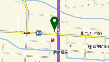JAようてい京極支所の地図画像