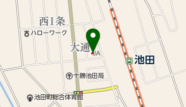 JA十勝池田町池田支所の地図画像