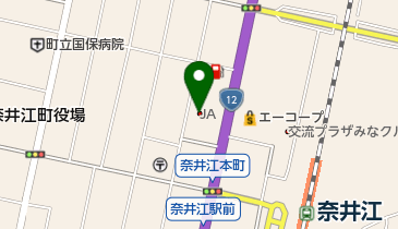 JA新すながわ奈井江支所の地図画像