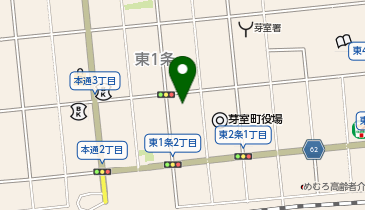 JAめむろ本所(金融中央店)の地図画像