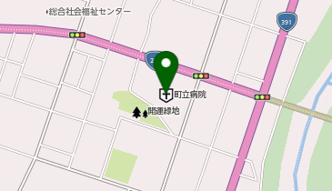 標茶町立病院の地図画像