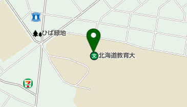 北海道教育大学岩見沢校の地図画像