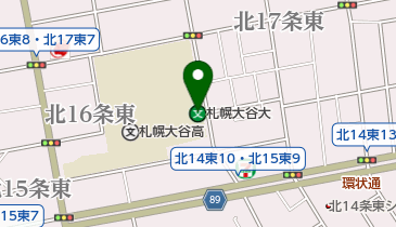 私立札幌大谷大学の地図画像